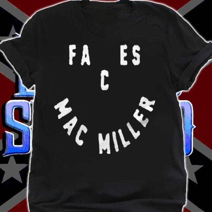 Faces smile Mac Miller T-shirt t-shirt