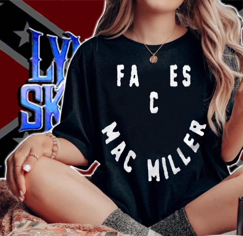 Faces smile Mac Miller T-shirt t-shirt