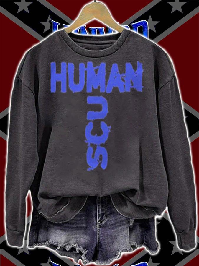 New Design blue Human Scum T-Shirt t-shirt sweatshirt