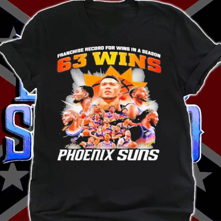 Phoenix Suns Franchise Record For Wins In A Season 63 Wins Shirt t-shirt shirt