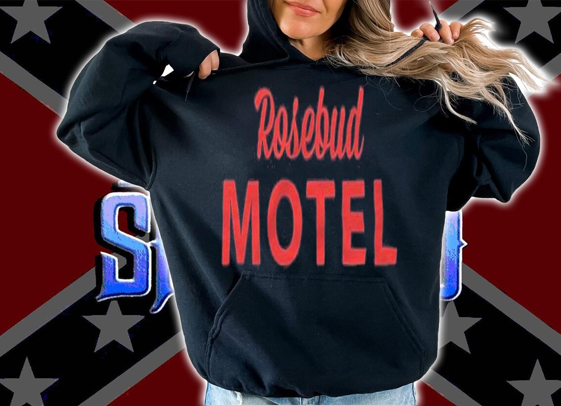Rosebud Motel text logo T-shirt t-shirt