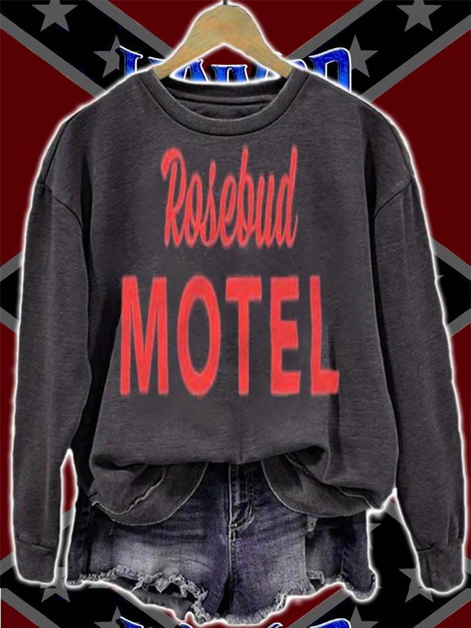 Rosebud Motel text logo T-shirt t-shirt