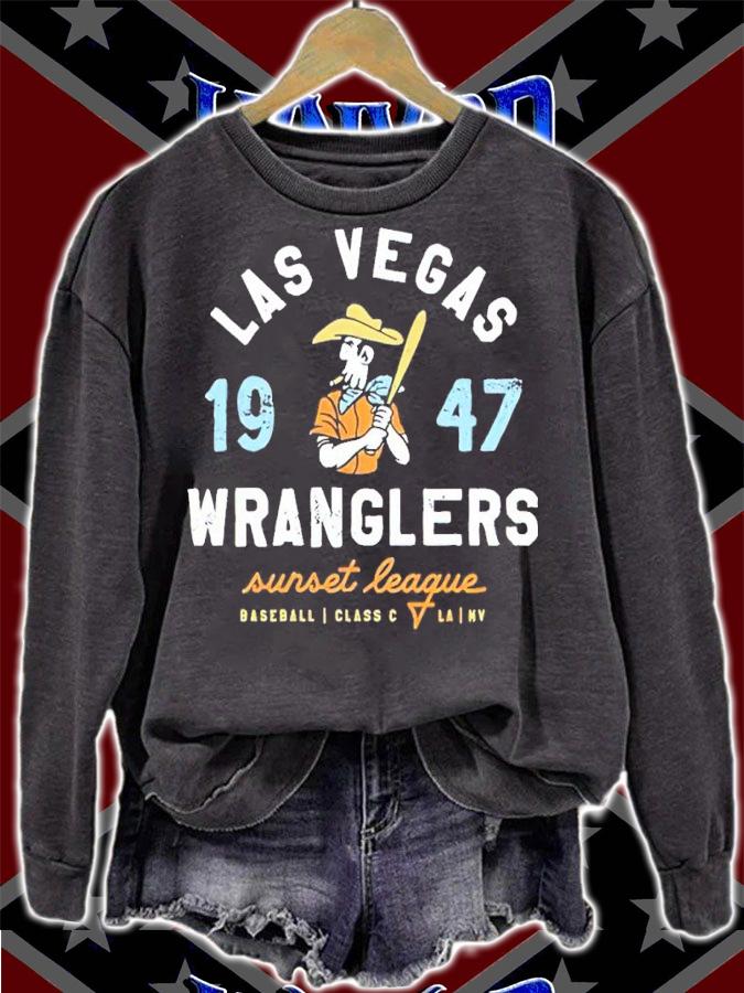 Las Vegas Wranglers 1947 Sunset League Baseball Shirt t-shirt