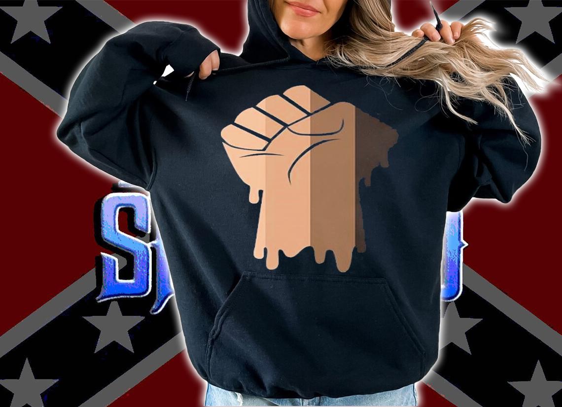 Melanin Hand Black History Month T-Shirt t-shirt hoodie