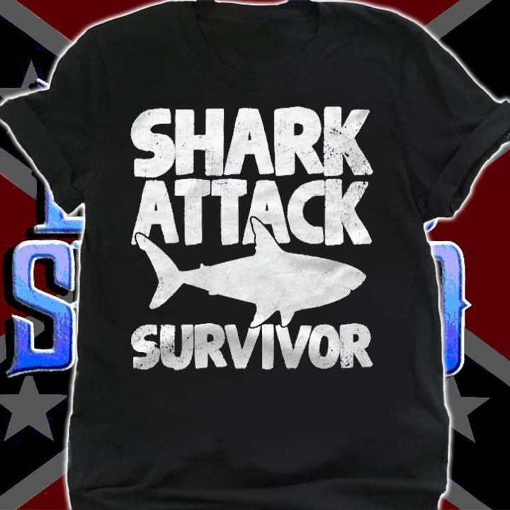 Shark Attack Survivor Save Wildlife Shirt t-shirt shirt