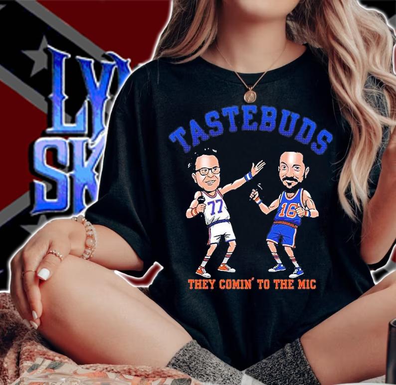 Taste Buds They Comin' To The Mic T-Shirt t-shirt