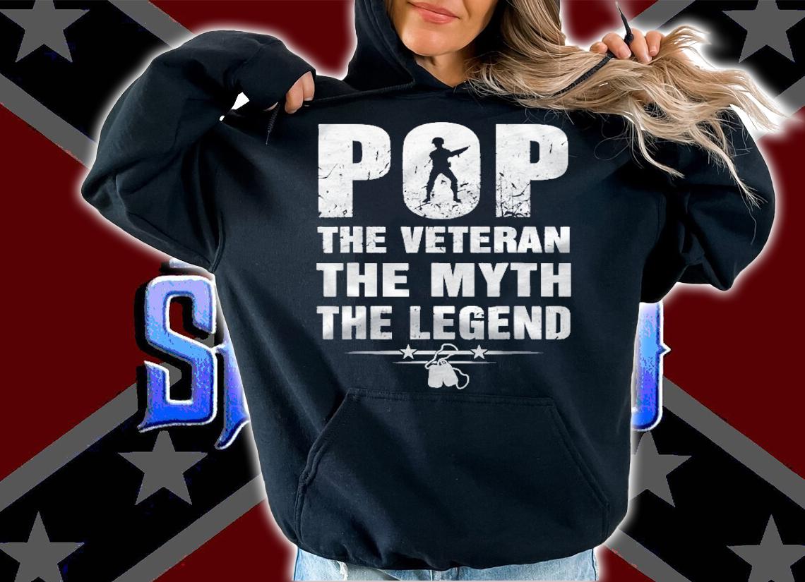 Veteran 365 Vintage Pop Veteran The Legend Tee Fathers Day Shirt t-shirt