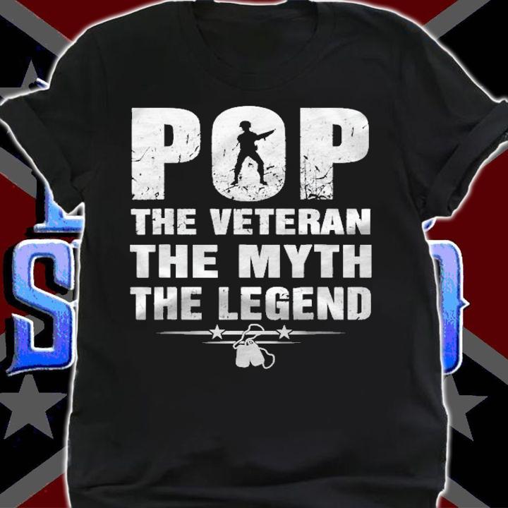 Veteran 365 Vintage Pop Veteran The Legend Tee Fathers Day Shirt t-shirt