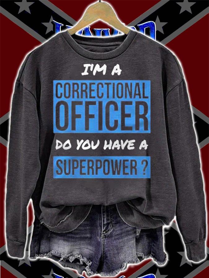 Correctional Officer Gift Superpower Correctional Officer Shirt t-shirt