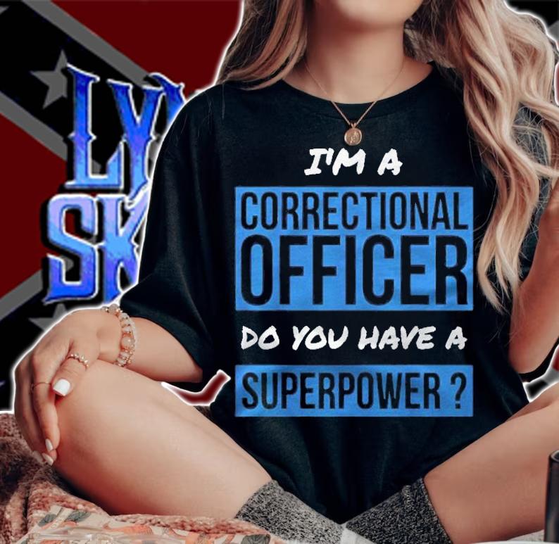 Correctional Officer Gift Superpower Correctional Officer Shirt t-shirt