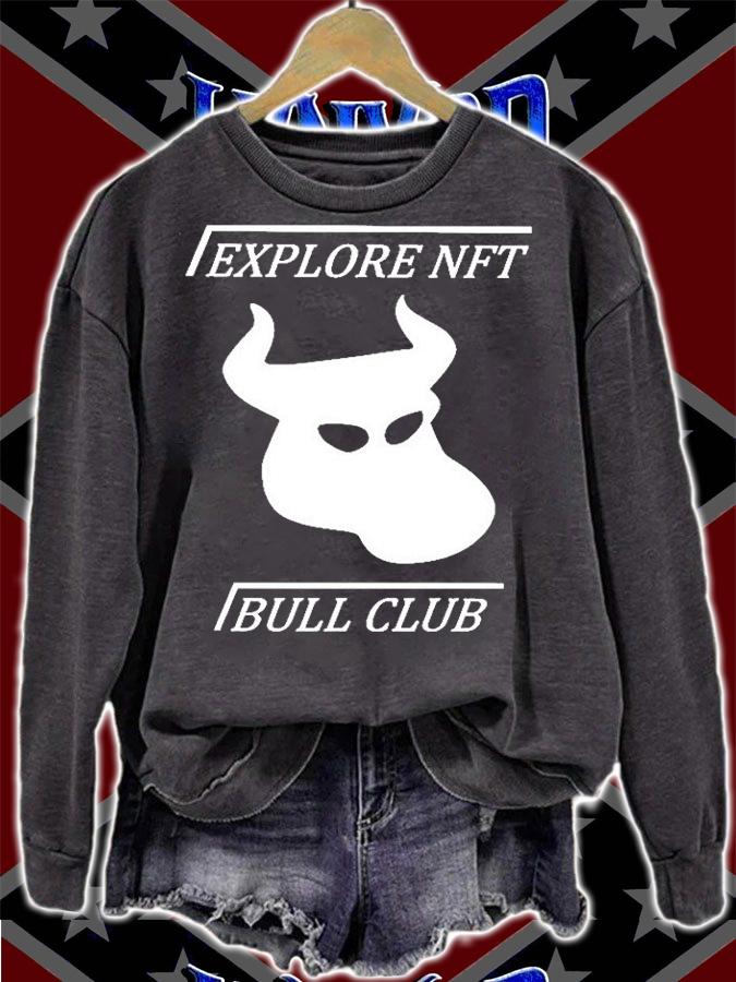 Explore Nft Bull Club T-Shirt t-shirt sweatshirt