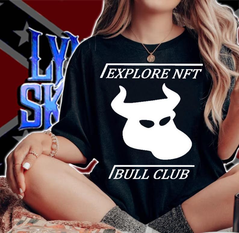 Explore Nft Bull Club T-Shirt t-shirt woman shirt
