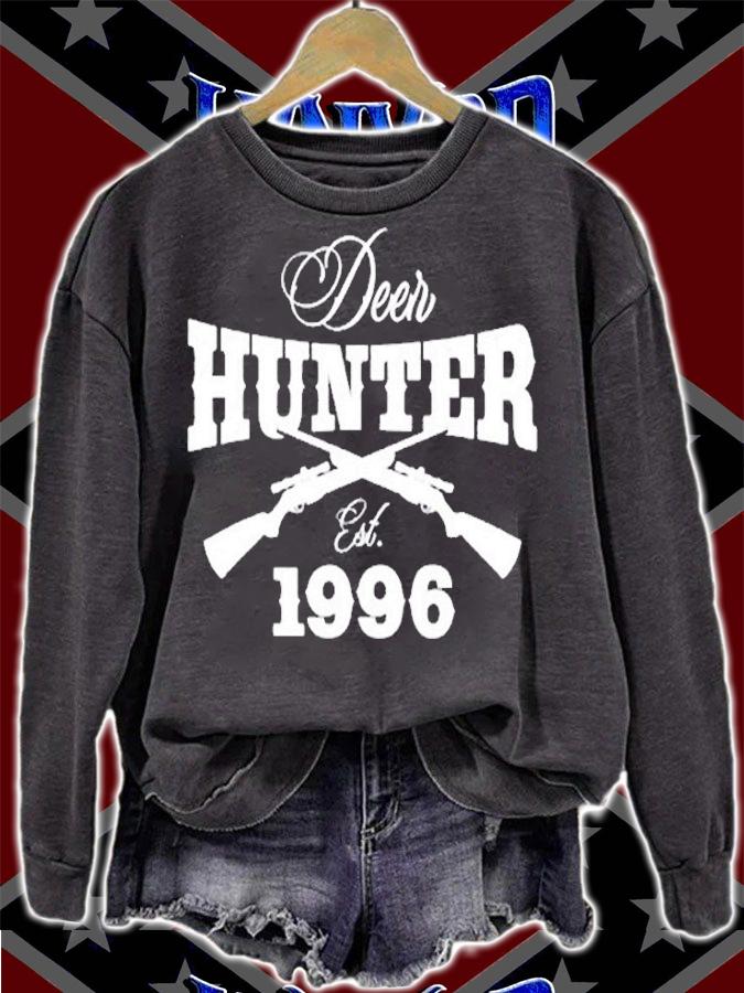 Gift For 26 Years Old Deer Hunter Hunting 1996 26Th Birthday T-Shirt t-shirt sweatshirt