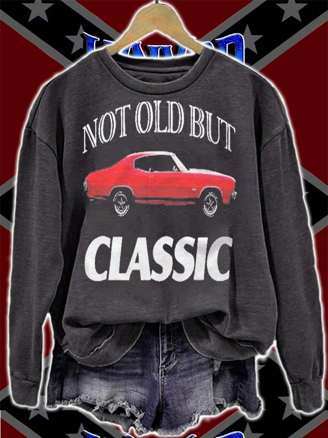 Not Old But Classic Classic Funny Retro Car Men & Women Shirt t-shirt