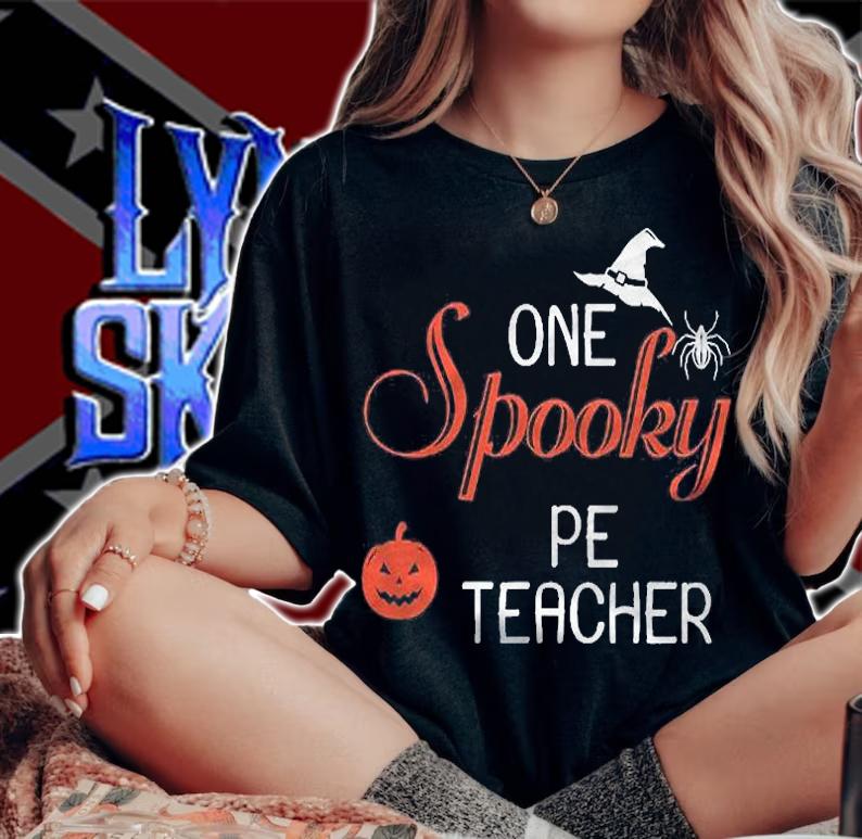 Pe Teacher Halloween Funny Spooky Gift Shirt t-shirt woman shirt