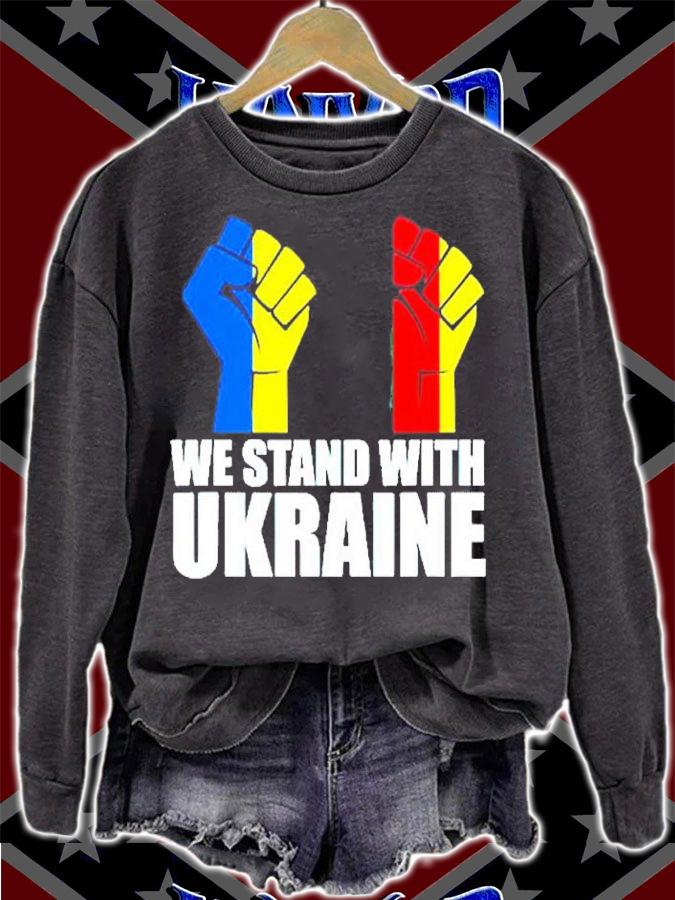 Puck Futin Stand With Ukraine Ukrainian Lover Support T-Shirt t-shirt sweatshirt