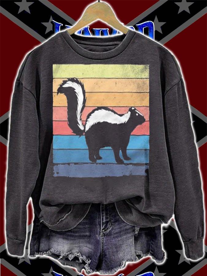 Skunks Wildlife Safari Vintage T-shirt t-shirt sweatshirt