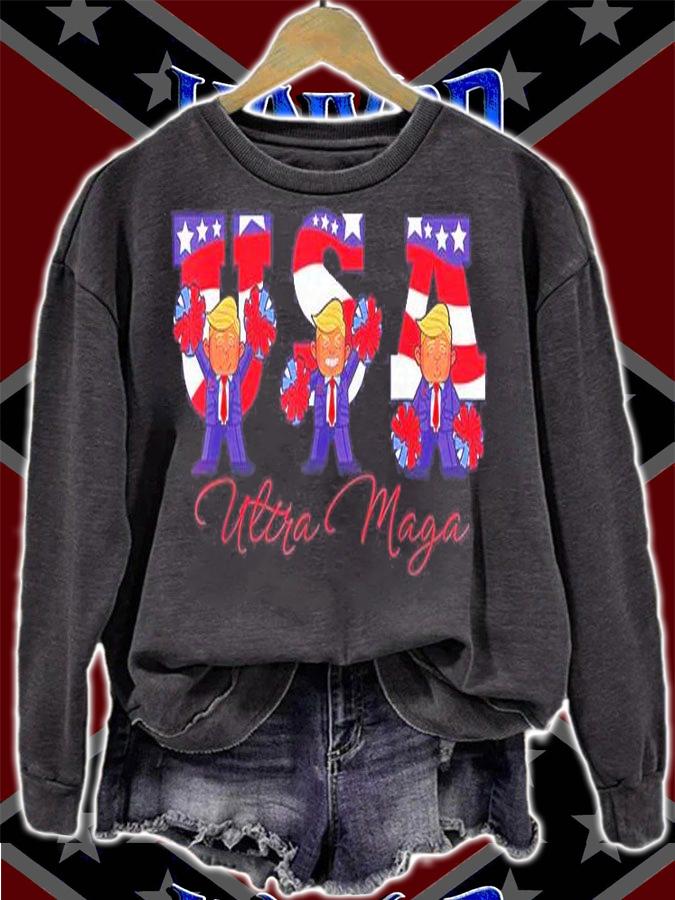Usa Trump Cheerleader Ultra Maga T-Shirt t-shirt sweatshirt