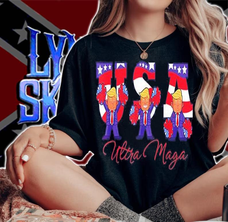 Usa Trump Cheerleader Ultra Maga T-Shirt t-shirt woman shirt