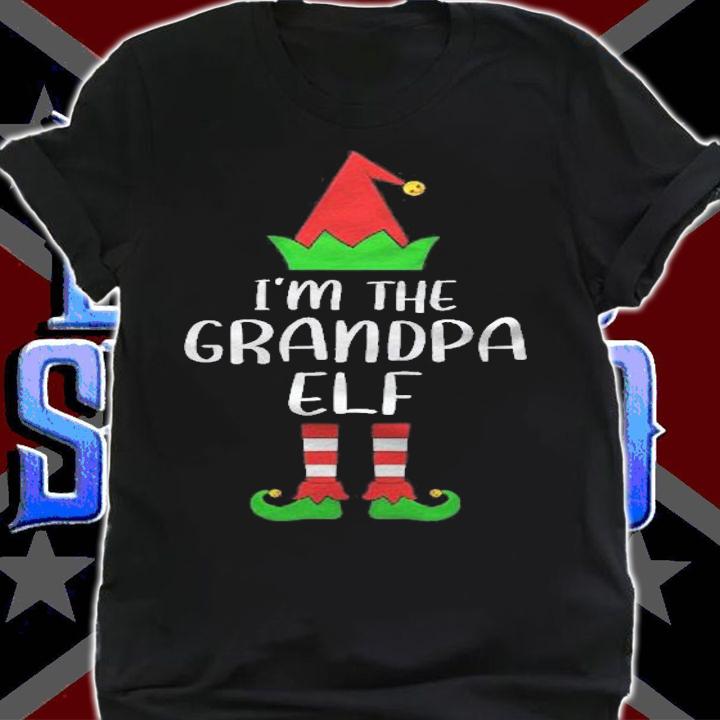 Funny Matching Family Im The Grandpa Elf Christmas Shirt t-shirt shirt