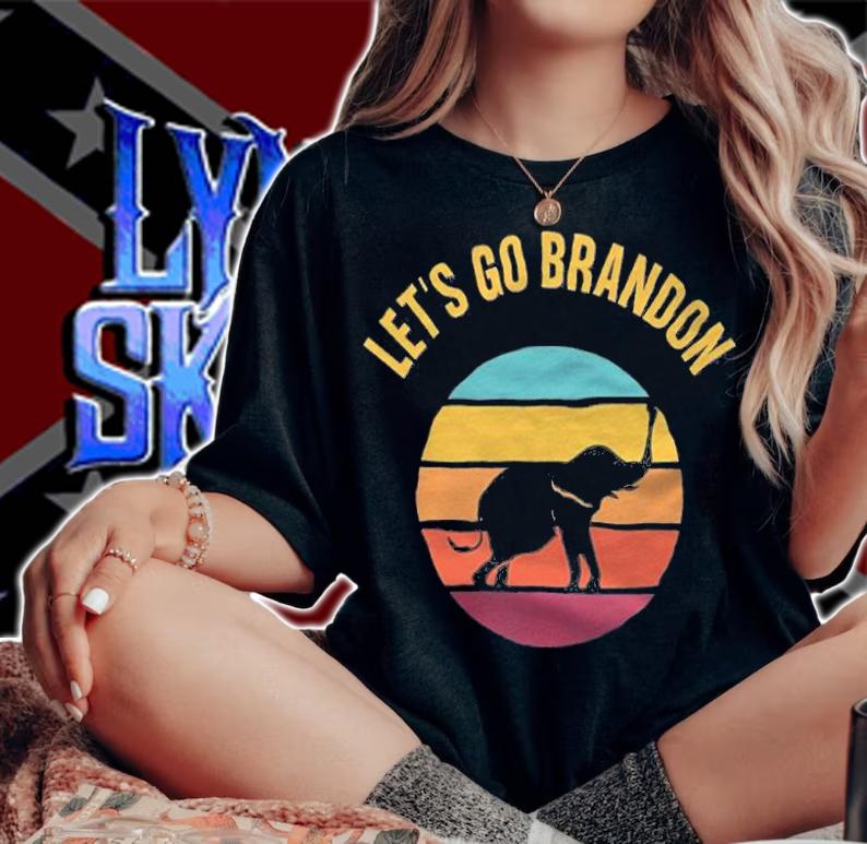 Let's Go Brandon Elephan Funny Anti Biden T-Shirt t-shirt woman shirt