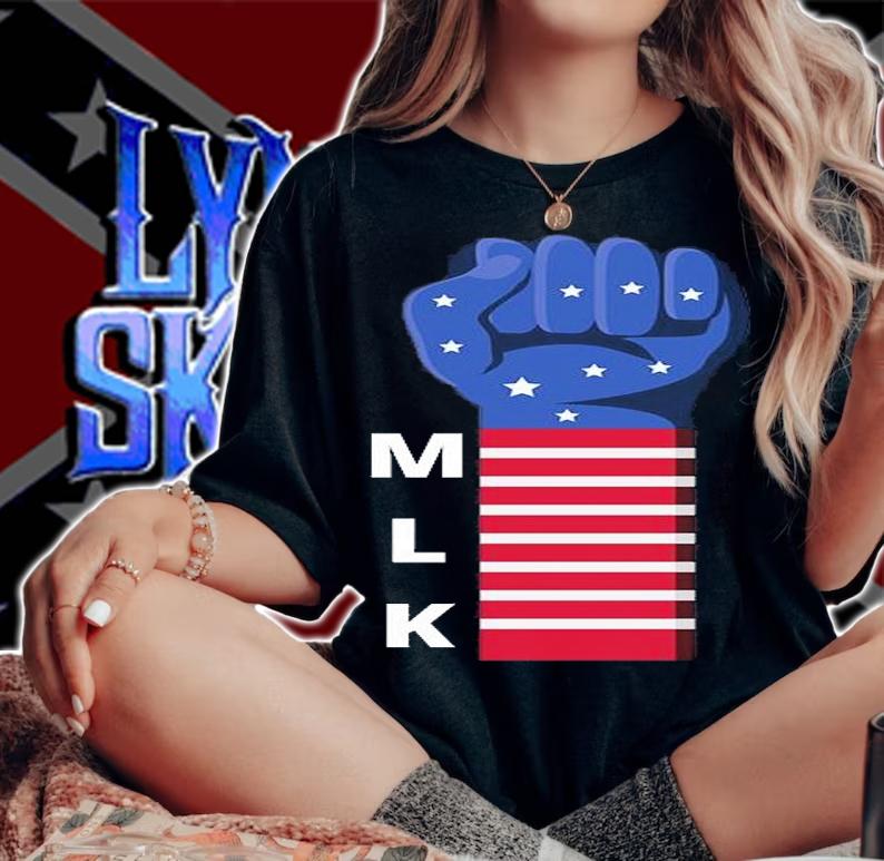 Martin Luther King USA Strong T-Shirt t-shirt woman shirt