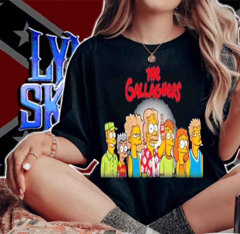 The Simpsons The Gallaghers Shirt t-shirt woman shirt