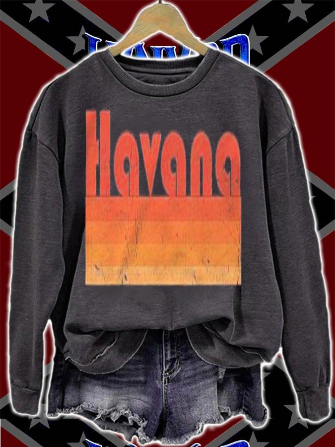 Vintage Retro Havana Cuba Lovers Gift Shirt t-shirt sweatshirt