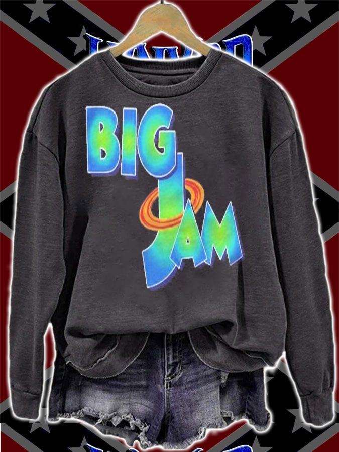 Womens Big Little Sorority Reveal Spacetoon Big Jam Theme For Big Premium Shirt t-shirt sweatshirt