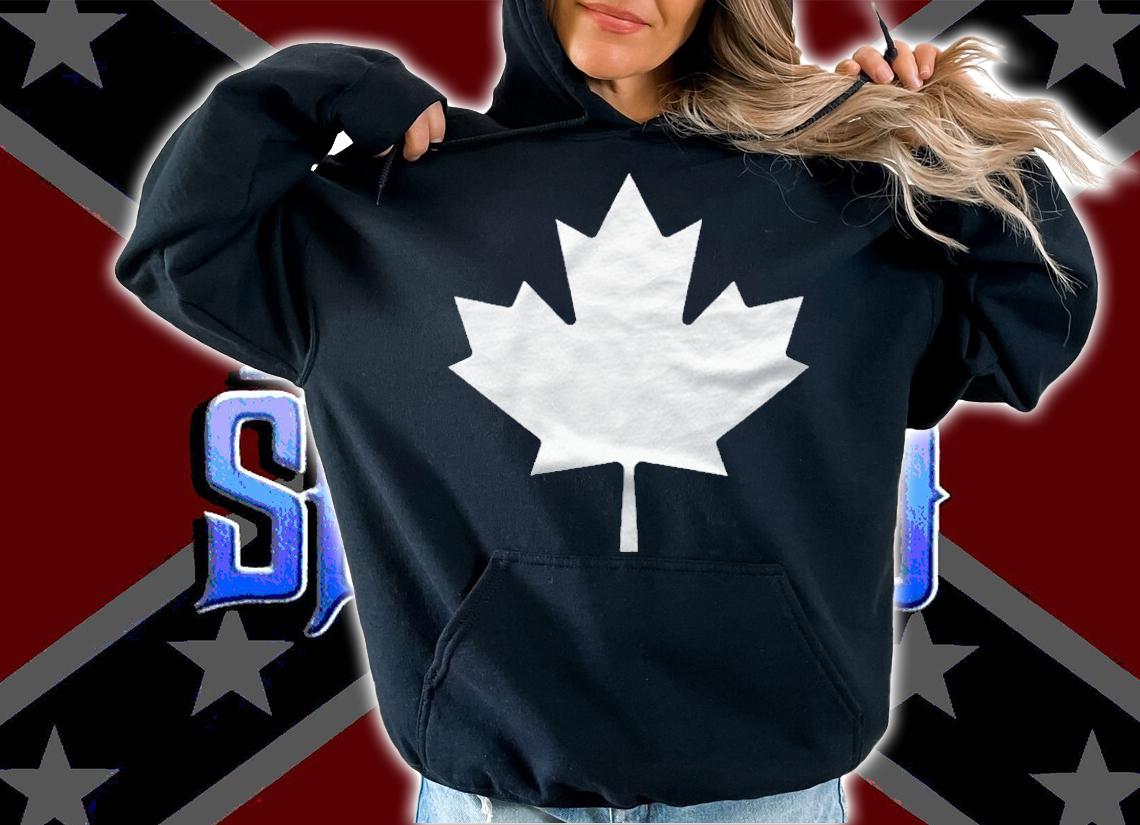 Canada Flag Maple Leaf Proud Canadian Zip Shirt hoodie