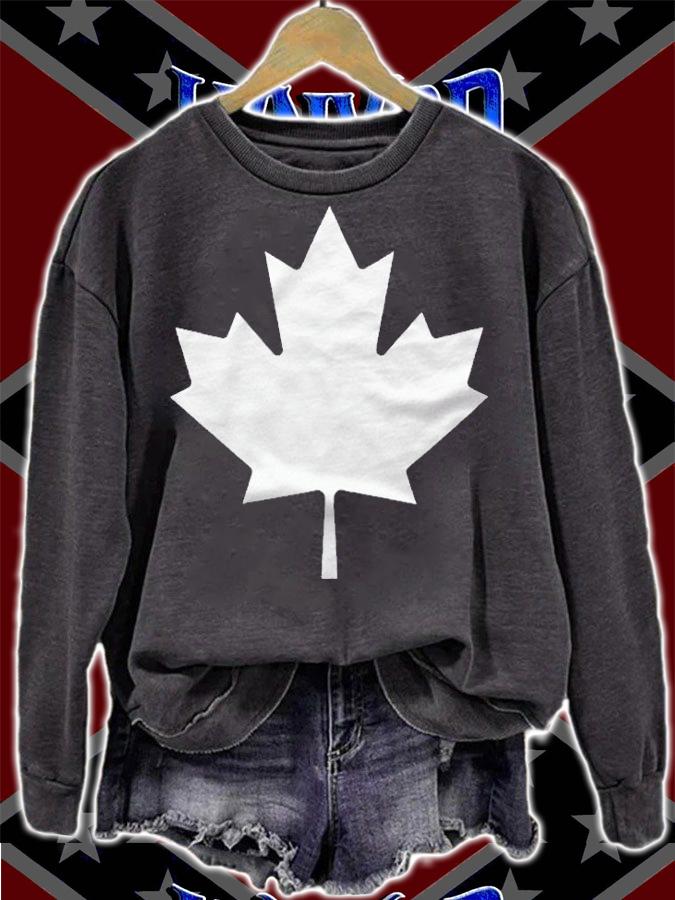 Canada Flag Maple Leaf Proud Canadian Zip Shirt sweatshirt