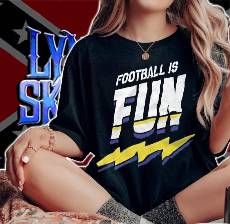 Football is fun T-shirt woman shirt