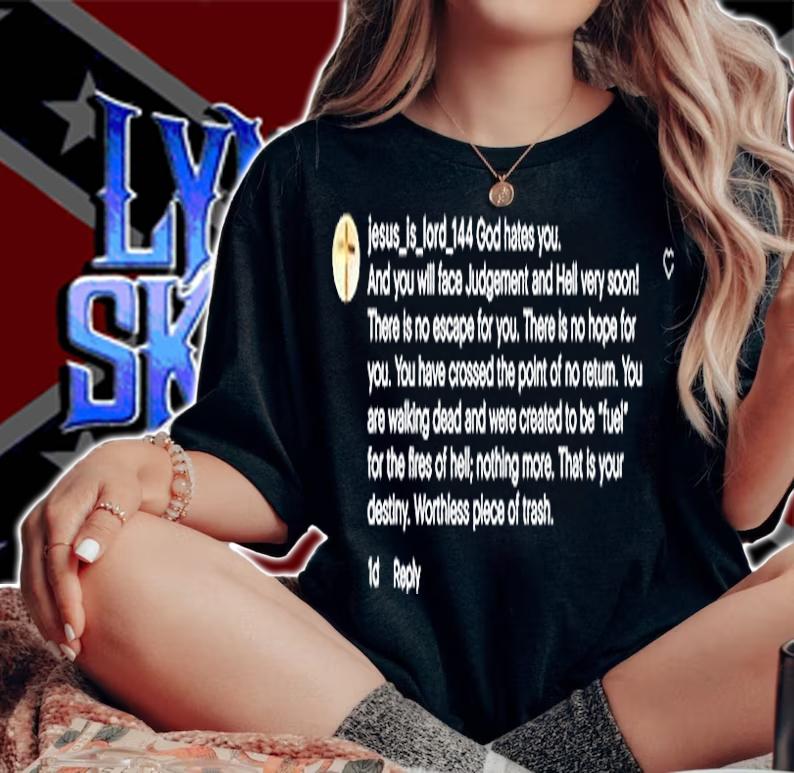 Jesus Is Lord God 144 God Hates You And You Will Face Judgement T-Shirt