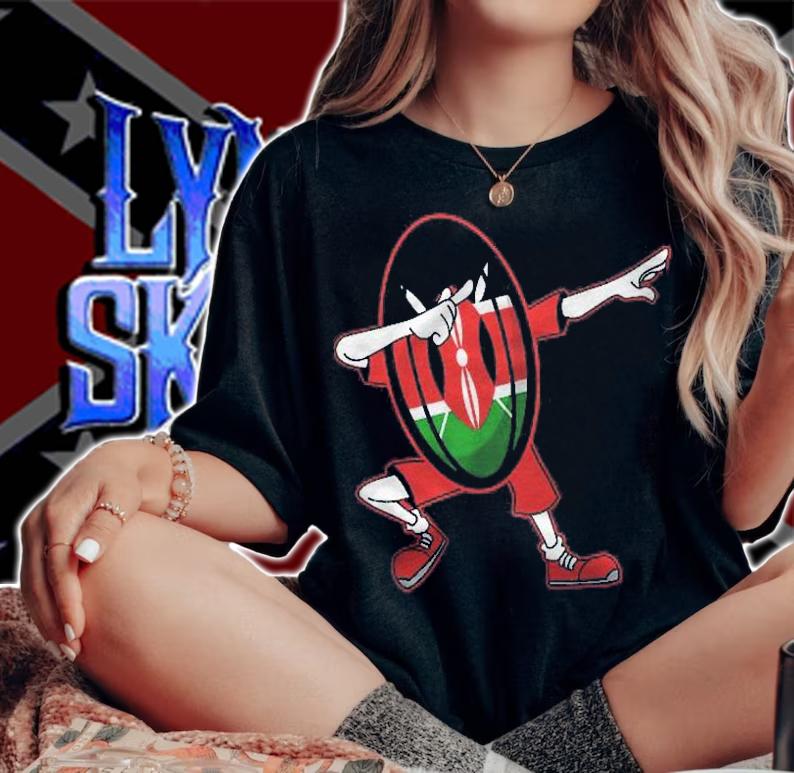 Kenyan Supporters Kit Players Gifts Kenya Rugby Union Fans Shirt woman shirt