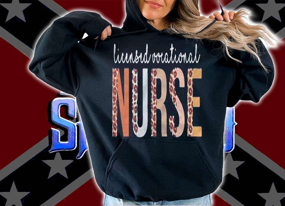 Leopard Lvn Licensed Vocational Nurse Healthcare Workers Shirt hoodie