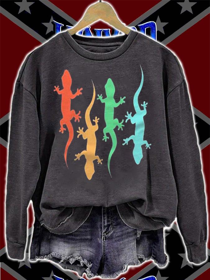 Reptile Gecko Vintage Retro Gift Shirt