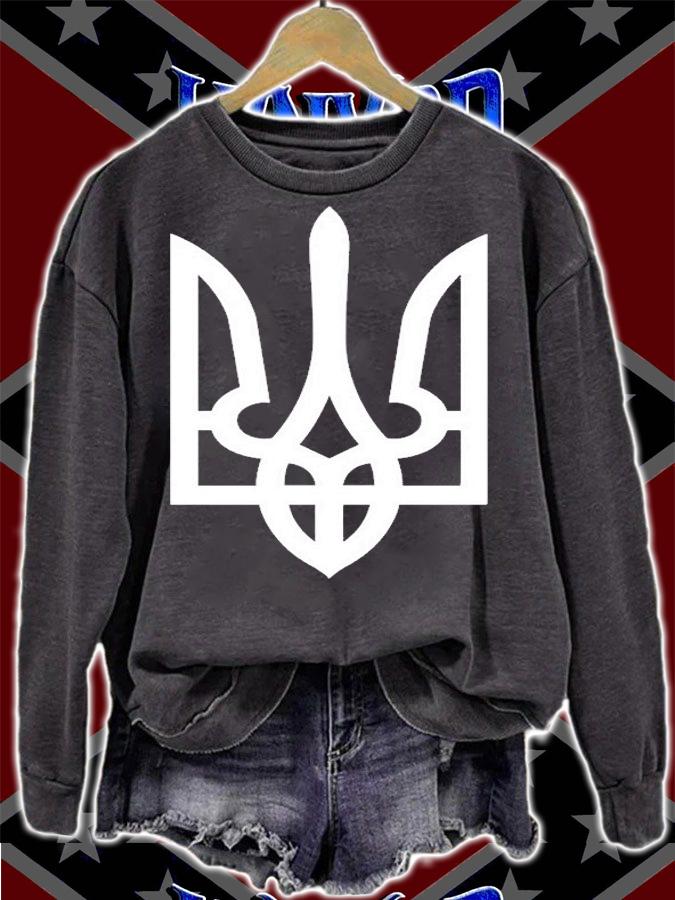 Roman Yaremchuk Ukraine Trident Ukrainian Coat Of Arms T-Shirt sweatshirt