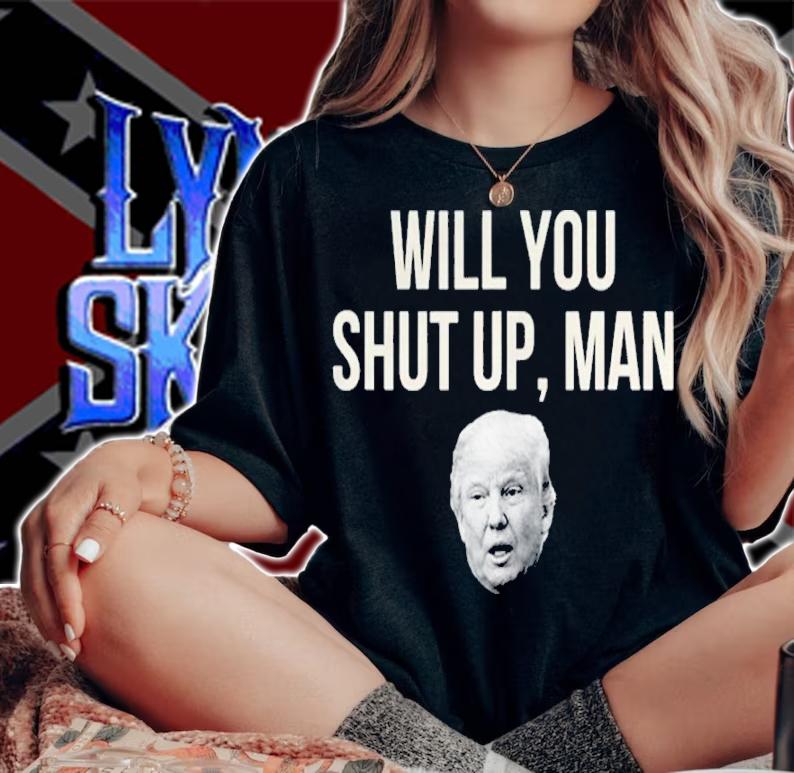 Will You Shut Up Man Funny Biden Trump 2020 Debate Shirt woman shirt