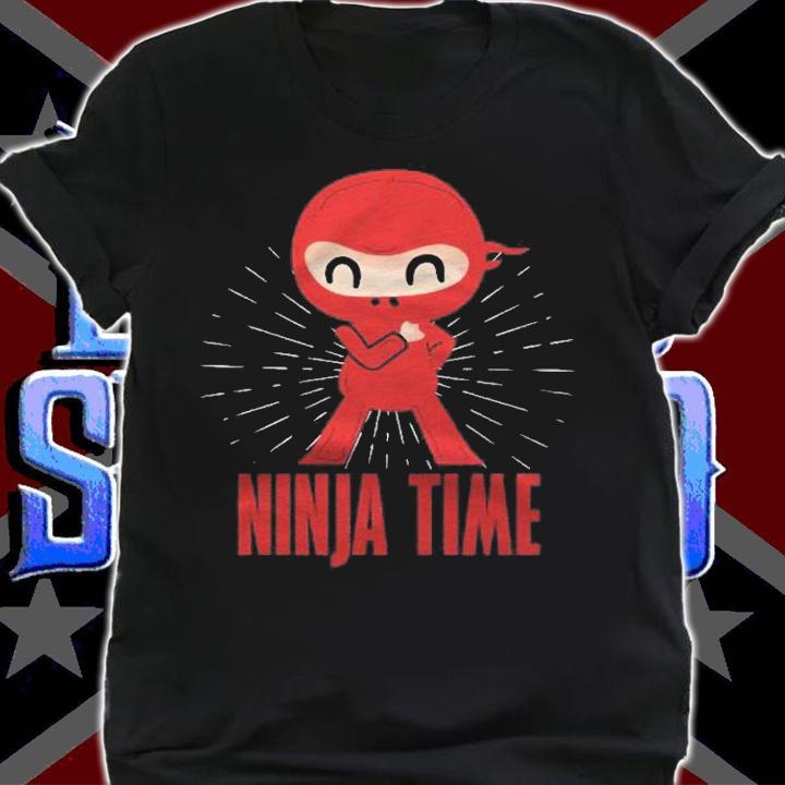 Crazy Ninja Time Gift For Big Ninjas & Kids Ninja Fighter Shirt