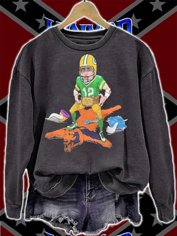 Green Bay Packer Aaron Rodgers chibi shirt