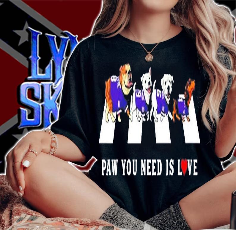 Paw You Need Is Love T-Shirt woman shirt