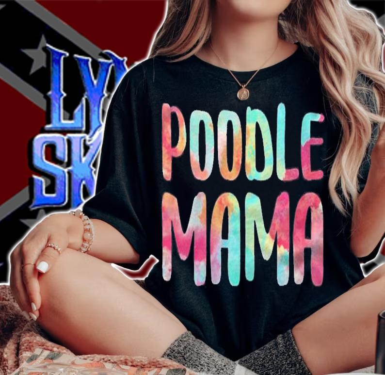 Womens Poodle Mama Mothers Day Gift Shirt woman shirt