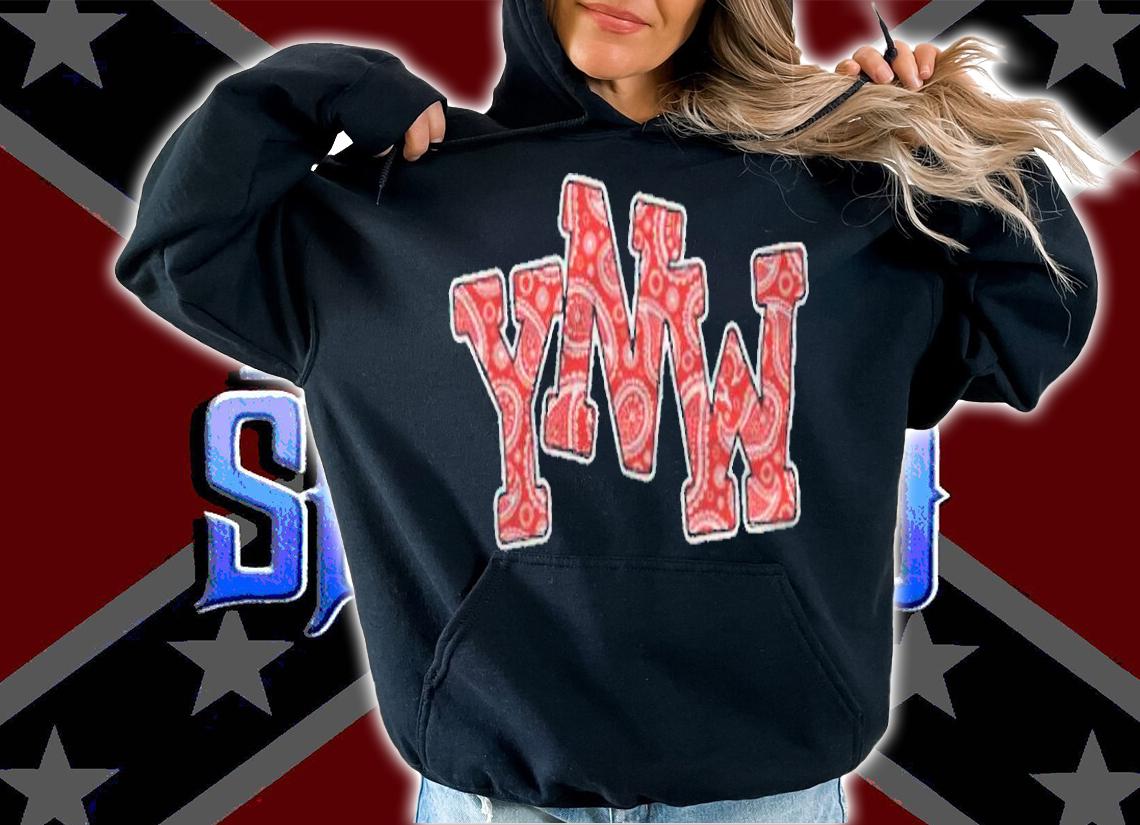 Ynw Melly Paisley T-shirt hoodie