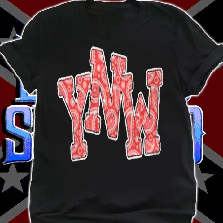 Ynw Melly Paisley T-shirt shirt