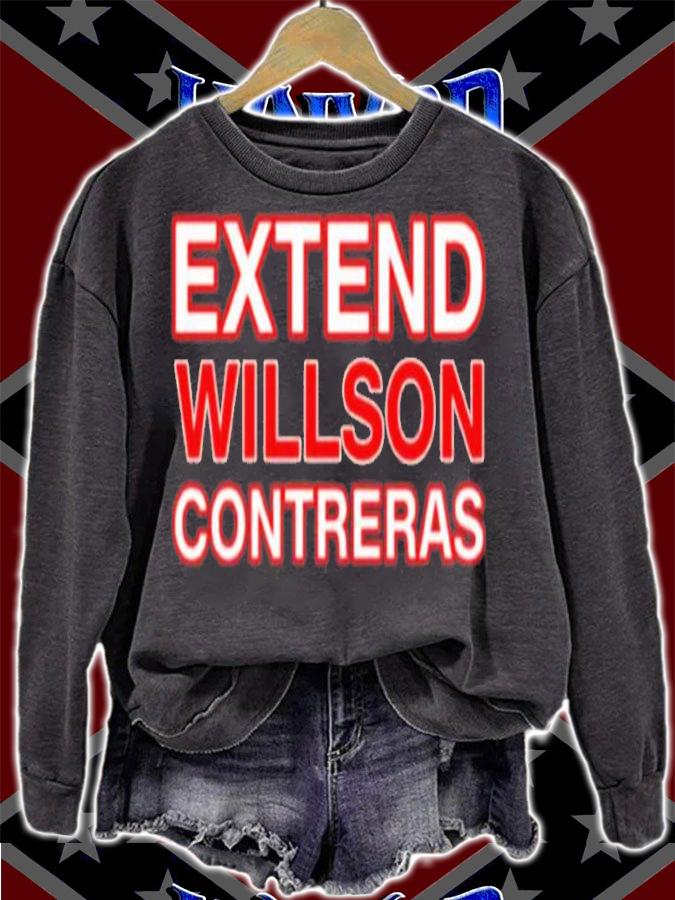 Extend Willson Contreras Obvious Shirt sweatshirt