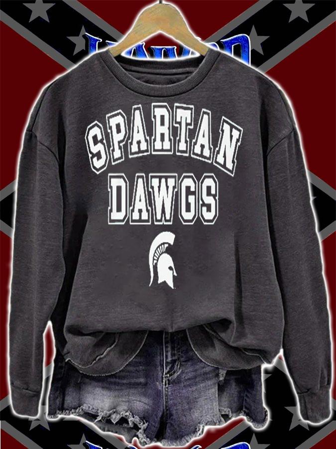 Michigan State Spartan Dawgs T-Shirt sweatshirt