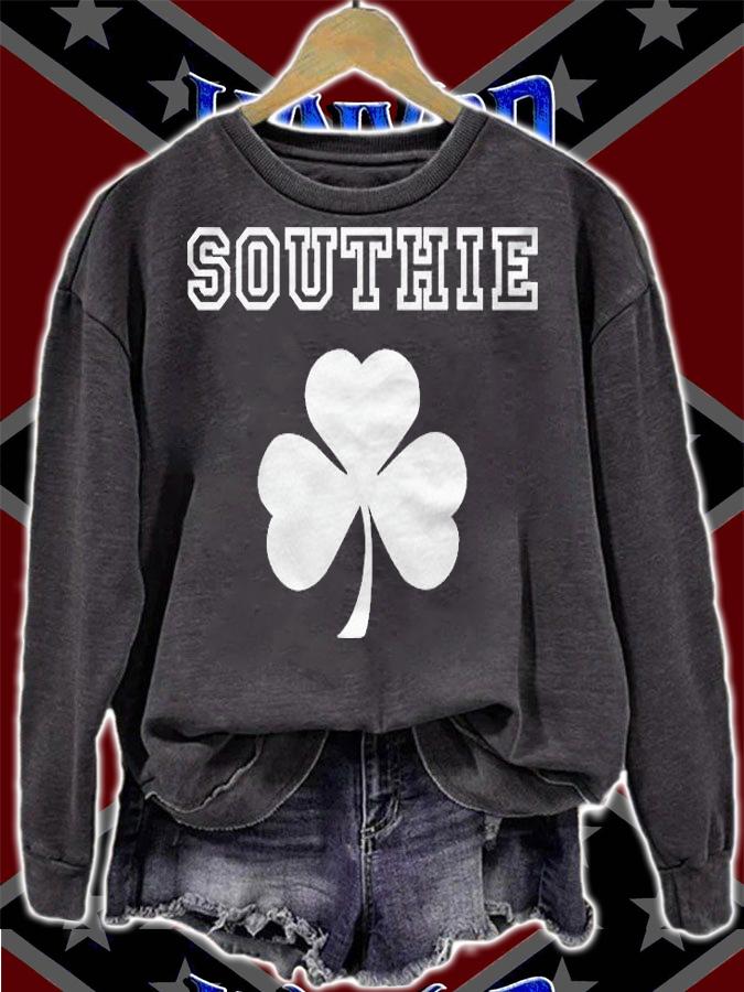 Southie South Boston Classic Shamrock Design Shirt