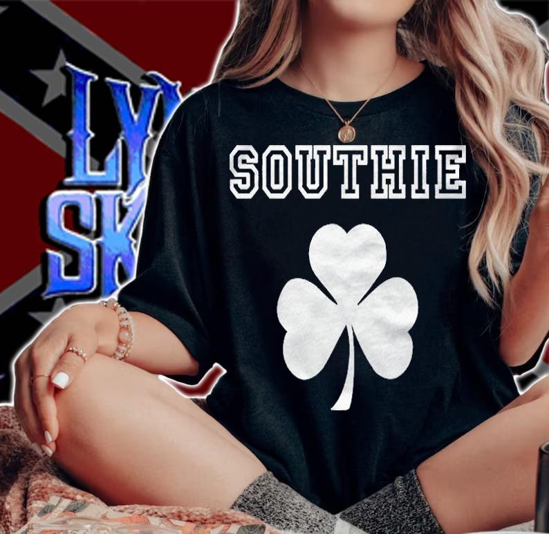 Southie South Boston Classic Shamrock Design Shirt