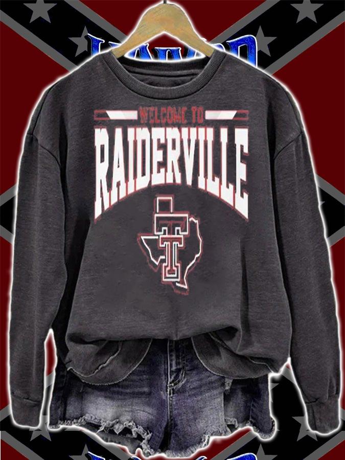Texas Tech Basketball Welcome To Raiderville T-Shirt sweatshirt