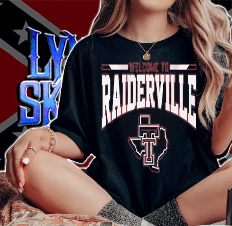 Texas Tech Basketball Welcome To Raiderville T-Shirt woman shirt